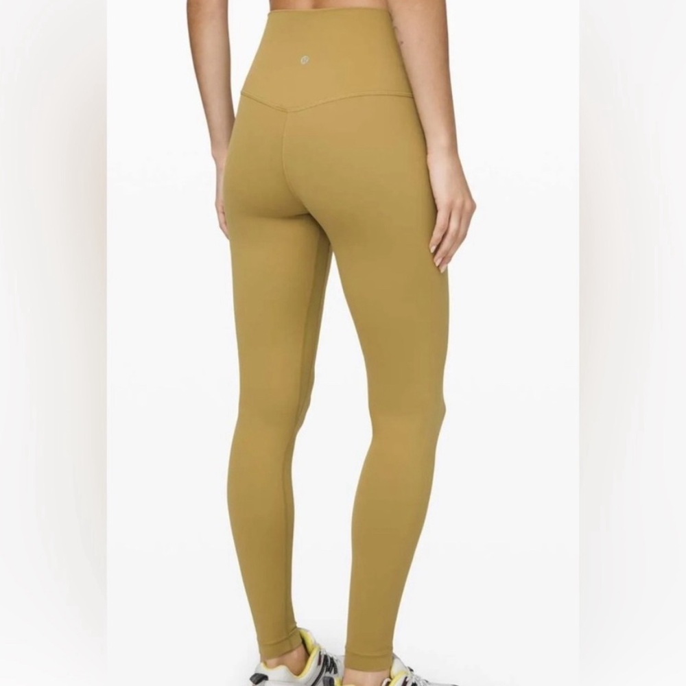 Lululemon Mustard Align Pants 28” size 2